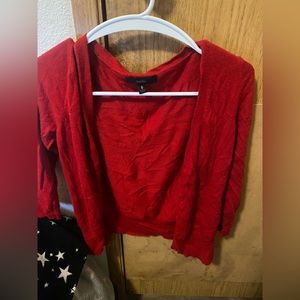 Target Red Cardigan